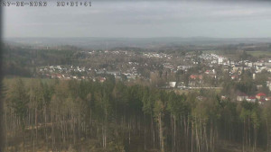 Město Humpolec - Humpolec z hradu Orlík - 27.3.2026 v 08:01 Město Humpolec - Humpolec z hradu Orlík - 27.3.2026 v 08:01