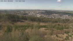 Humpolec z hradu Orlík