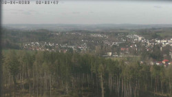 Humpolec z hradu Orlík