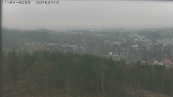 Humpolec z hradu Orlík