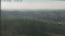 Humpolec z hradu Orlík