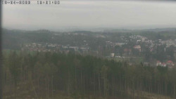 Humpolec z hradu Orlík