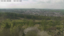 Humpolec z hradu Orlík