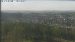 Humpolec z hradu Orlík