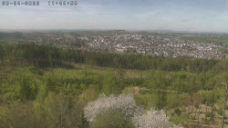 Humpolec z hradu Orlík