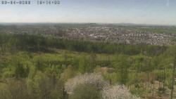 Humpolec z hradu Orlík