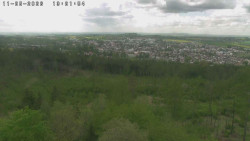 Humpolec z hradu Orlík