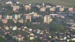 Humpolec z hradu Orlík