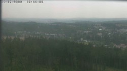 Humpolec from Orlík Castle