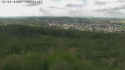 Humpolec from Orlík Castle