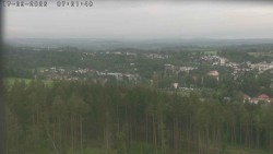 Humpolec from Orlík Castle