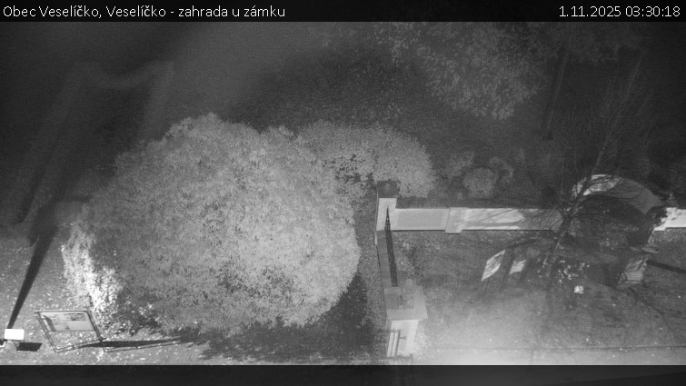 Obec Veselíčko - Veselíčko - zahrada u zámku - 1.11.2025 v 03:30 Obec Veselíčko - Veselíčko - zahrada u zámku - 1.11.2025 v 03:30