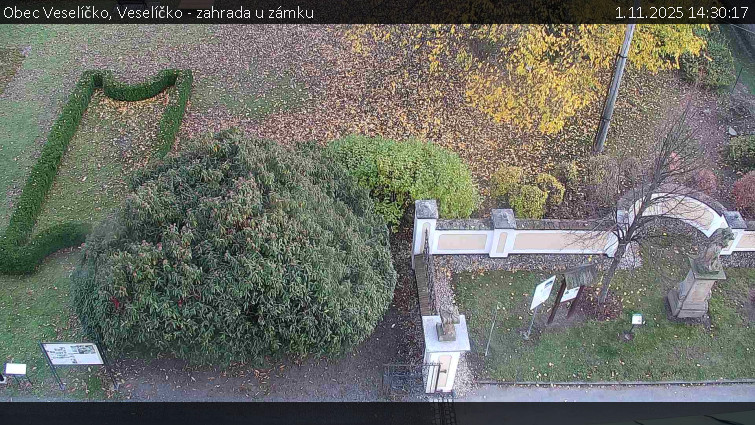 Obec Veselíčko - Veselíčko - zahrada u zámku - 1.11.2025 v 14:30 Obec Veselíčko - Veselíčko - zahrada u zámku - 1.11.2025 v 14:30