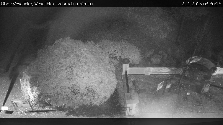Obec Veselíčko - Veselíčko - zahrada u zámku - 2.11.2025 v 03:30 Obec Veselíčko - Veselíčko - zahrada u zámku - 2.11.2025 v 03:30