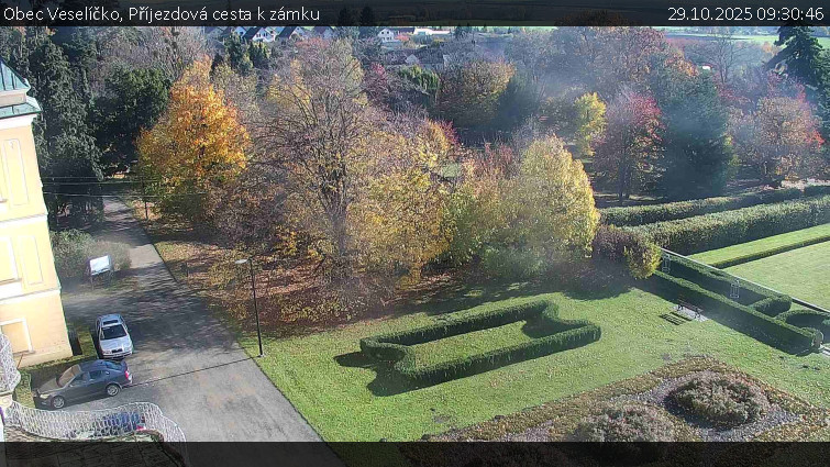 Obec Veselíčko - Příjezdová cesta k zámku - 29.10.2025 v 09:30 Obec Veselíčko - Příjezdová cesta k zámku - 29.10.2025 v 09:30