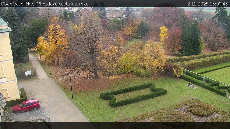 Obec Veselíčko - Příjezdová cesta k zámku - 2.11.2025 v 15:00 Obec Veselíčko - Příjezdová cesta k zámku - 2.11.2025 v 15:00