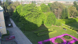 Příjezdová cesta k zámku