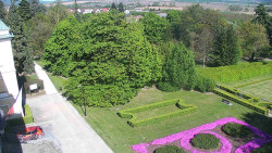 Příjezdová cesta k zámku