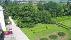 Příjezdová cesta k zámku