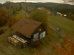 Kamera na svahu B, horní stanice