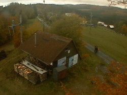 Kamera na svahu B, horní stanice