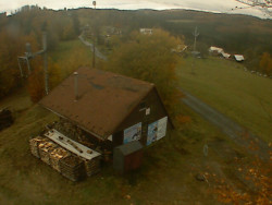 Kamera na svahu B, horní stanice