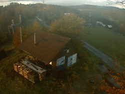 Kamera na svahu B, horní stanice