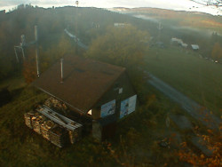 Kamera na svahu B, horní stanice