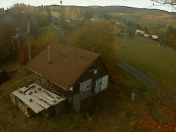 Kamera na svahu B, horní stanice