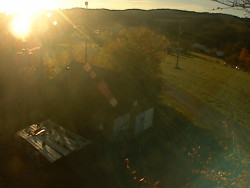 Kamera na svahu B, horní stanice