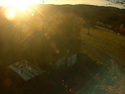 Kamera na svahu B, horní stanice