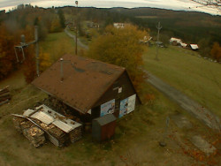 Kamera na svahu B, horní stanice