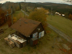 Kamera na svahu B, horní stanice