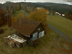 Kamera na svahu B, horní stanice