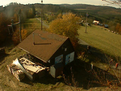 Kamera na svahu B, horní stanice