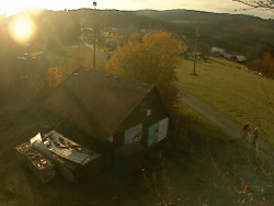 Kamera na svahu B, horní stanice