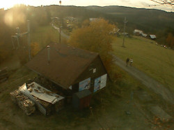 Kamera na svahu B, horní stanice