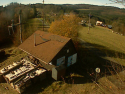 Kamera na svahu B, horní stanice