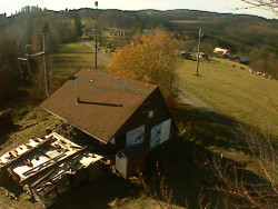 Kamera na svahu B, horní stanice