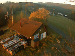 Kamera na svahu B, horní stanice