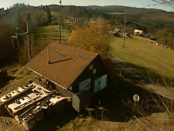 Kamera na svahu B, horní stanice