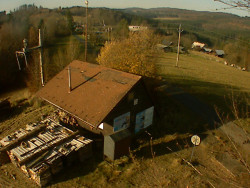 Kamera na svahu B, horní stanice