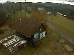 Kamera na svahu B, horní stanice