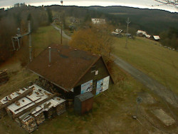 Kamera na svahu B, horní stanice