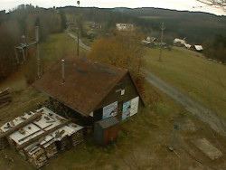 Kamera na svahu B, horní stanice