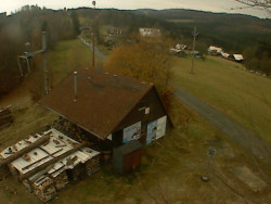 Kamera na svahu B, horní stanice