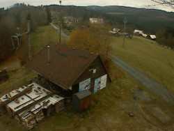 Kamera na svahu B, horní stanice