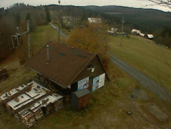 Kamera na svahu B, horní stanice