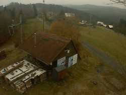 Kamera na svahu B, horní stanice