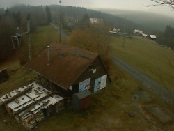 Kamera na svahu B, horní stanice